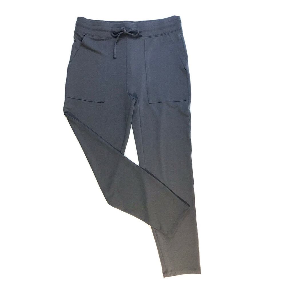 Lands End XS (size 2-4) Onyx Gray Jogger Drawstring Pant With Pockets, EUC